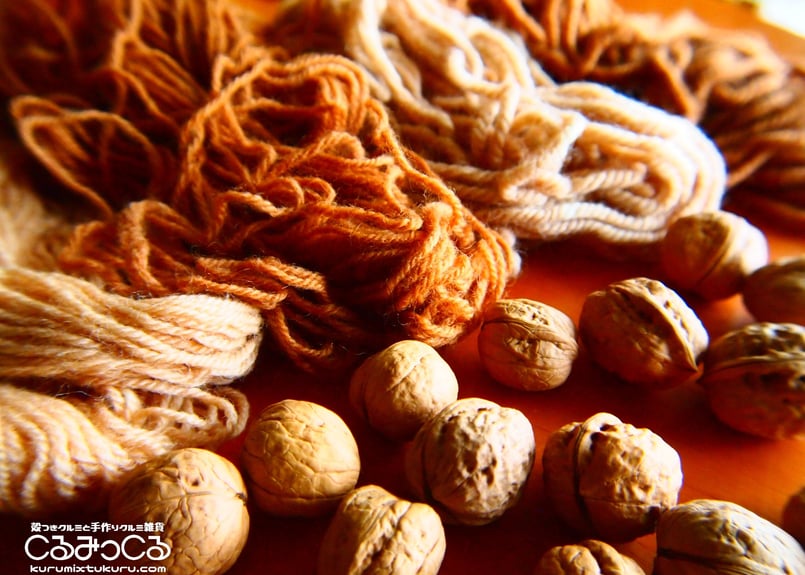 かしぐるみの乾燥青実 500g 草木染め素材 | くるみ農家がはじめた殻