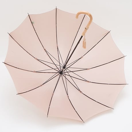 【日本製】 高級 籐ハンドルの傘 55cm/長傘 [W6190 BE/GR/OR/BO]