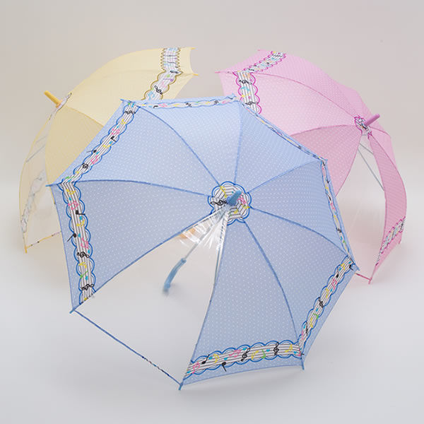 こども用 おんぷ柄の傘 55cm/長傘 [CB5590 P/Y/S] | アンブレラ