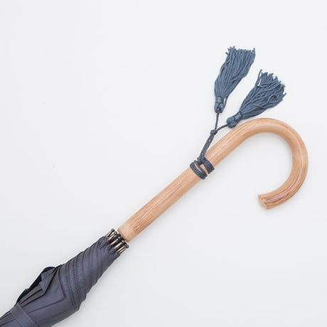 【日本製】 高級 籐ハンドルの傘 55cm/長傘 [W6190 BE/GR/OR/BO]