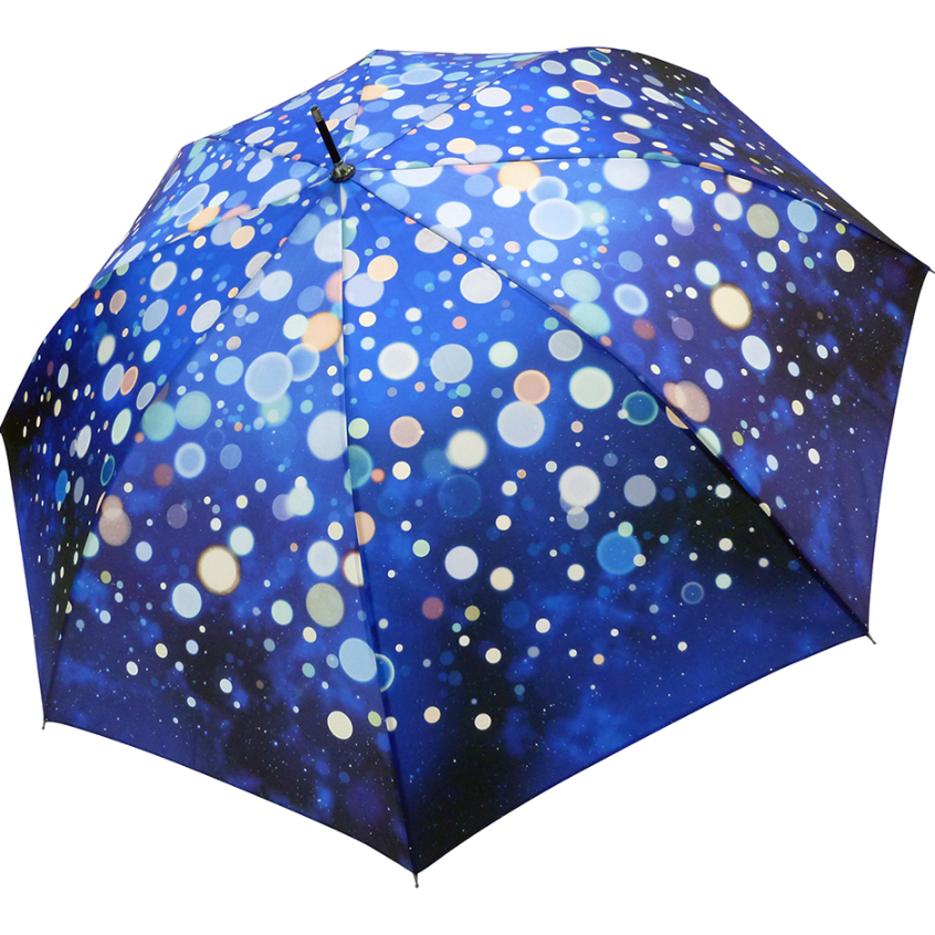 宇宙空間をイメージした幻想的な星空・・・スキャッターライト柄