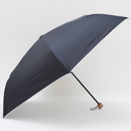 熱中症対策「男の日傘」雨にも強い！  60cm/ミニ折たたみ傘 [H744 BL/N]