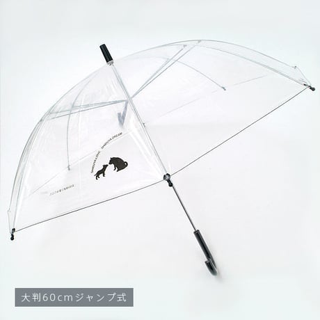 大判ジャンプ式 渋谷まちけんビニール傘【LOVE＆DREAM】 60cm/長傘 [NM60JB]