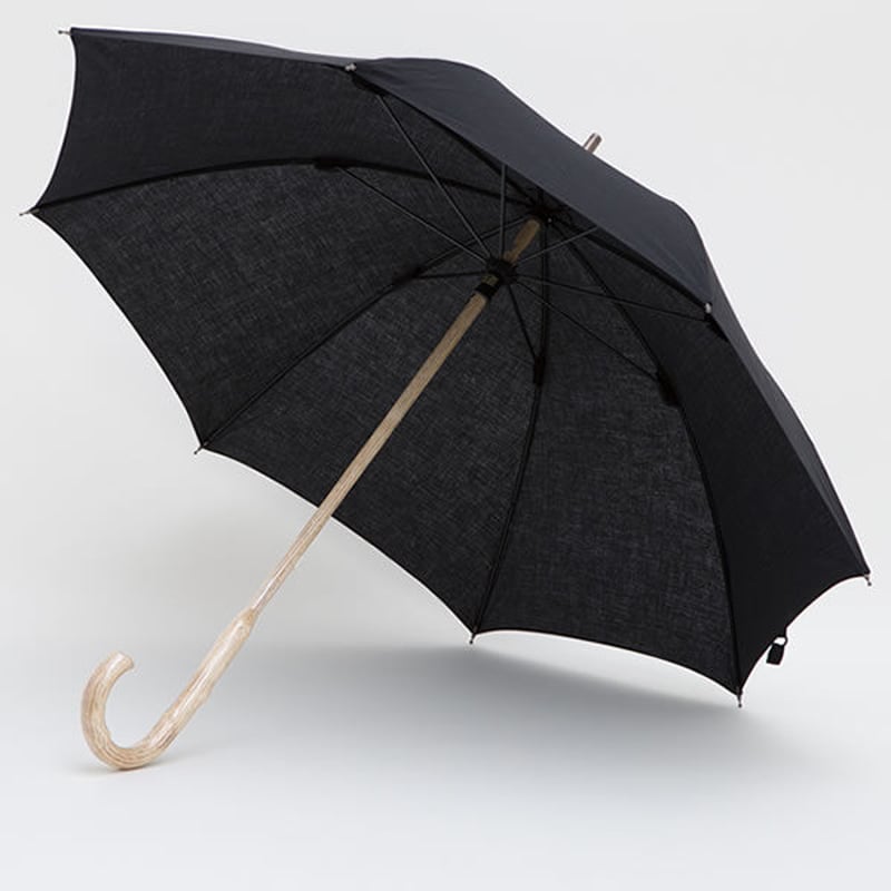 日本製】 高級 一本木風の傘 47cm/長傘 晴雨兼用 [W5026 W/Y/K/BL] |
