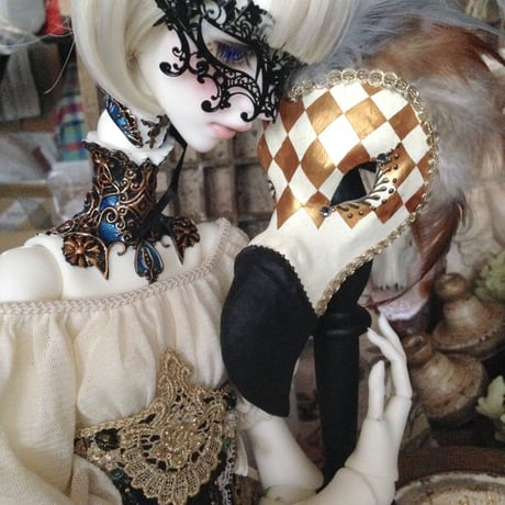 【Colombina】Metal maschera SD,MSD兼用サイズ【A〜F】