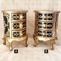 Mobbilino 3 Cassetti Tondo BLACK x GOLD
