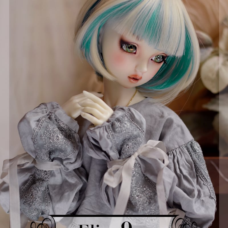 AX860 BJD 1/3 人形 ドール 用ウィッグ カツラ 耐熱 ハンドメイド