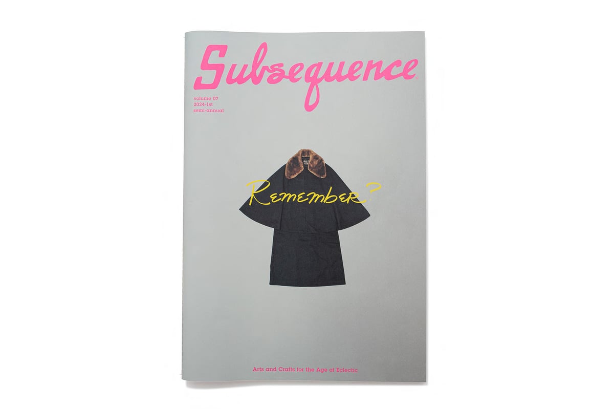 Subsequence Magazine 雑誌 Subsequence Magazine Vol.7 | READAN DEAT