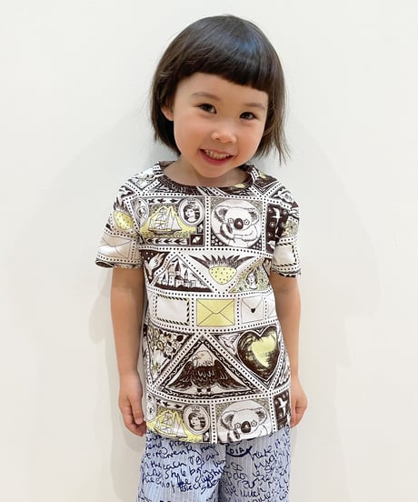 切手シートプリントキッズT