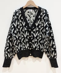 スズランラメカーディガン (black)（先行予約）