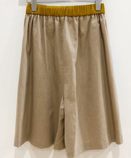 <SAMPLE SALE> カラーブロックショートパンツ (beige)