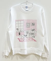 ルームキッズスウェット (white)