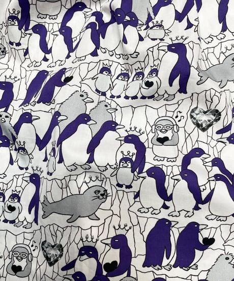 U.P.K. プリントブラウス (white)