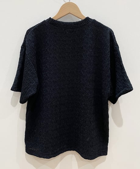 マーメイドシェル刺繍Tシャツ (black)