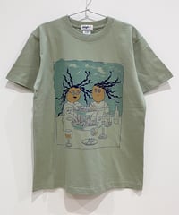 Frutti di Mare 半袖Tシャツ (sage green)