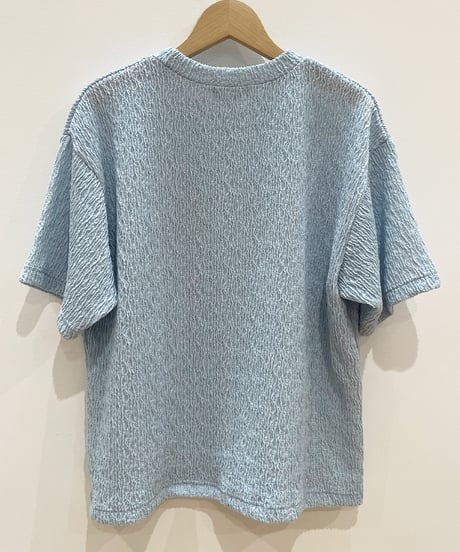 マーメイドシェル刺繍Tシャツ (light blue)