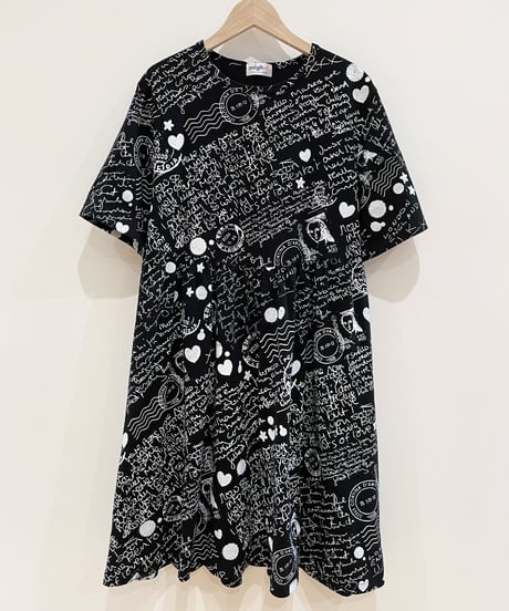 <SAMPLE SALE> レタープリントカットソーワンピース