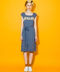 ツバメのニットワンピース (blue)