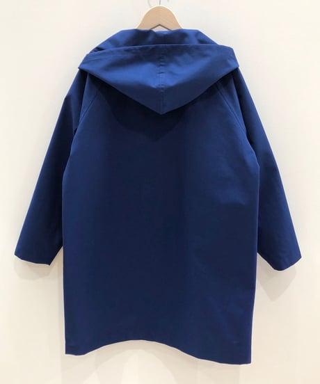 刺繍モチーフ付きドローストリングフードジャケット (ultramarine)