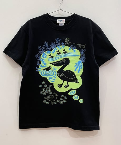 ペリカンドリームTシャツ (black)