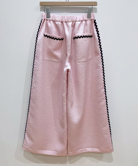 グロッシージャガードラインパンツ (pink)