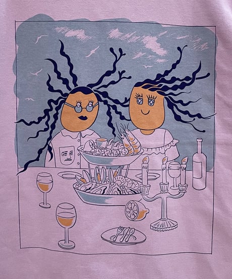 Frutti di Mare 半袖Tシャツ (lavender)