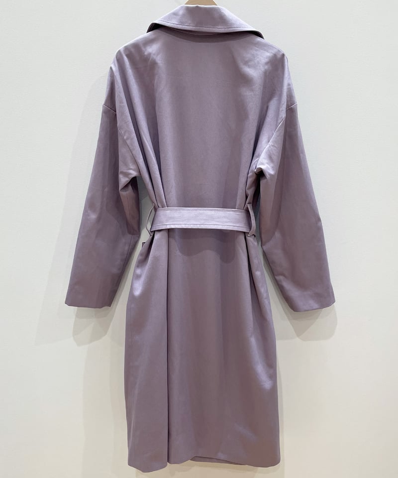 ネコ♡ベルトトレンチコート (mauve) | migh-T by Kumiko Watari ネコ♡ベルトトレンチコート (mauve) | migh-T by Kumiko Watari