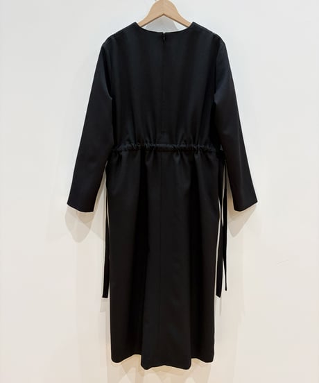 スズラン刺繍ワンピース (black)（先行予約）