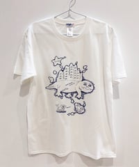 ディメトロドン大陸のTシャツ (white)