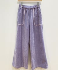 <SAMPLE SALE> 別珍ワイドパンツ (lavender)