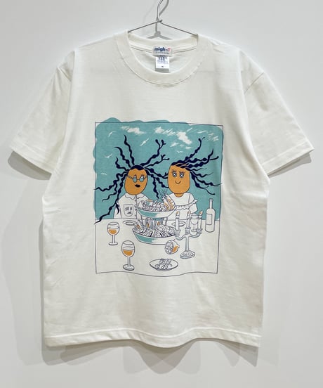 Frutti di Mare 半袖Tシャツ (cream)