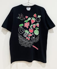 フルーツバスケットのTシャツ (black)