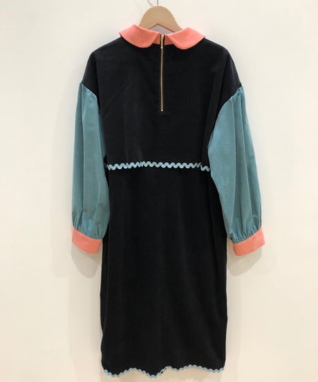 シャツコールワンピース (black)