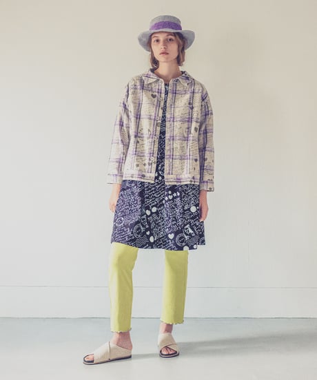 <SAMPLE SALE> レタープリントカットソーワンピース