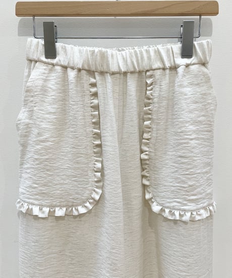 リゾートワイドパンツ (white)