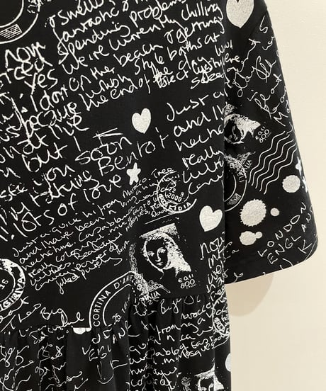 <SAMPLE SALE> レタープリントカットソーワンピース