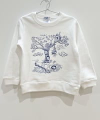 ツリーキッズスウェット (white)