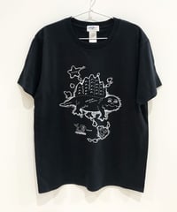 ディメトロドン大陸のTシャツ (black)