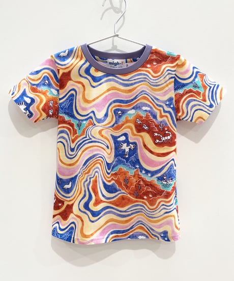 マーブルグランドキャニオンキッズTシャツ (multi)