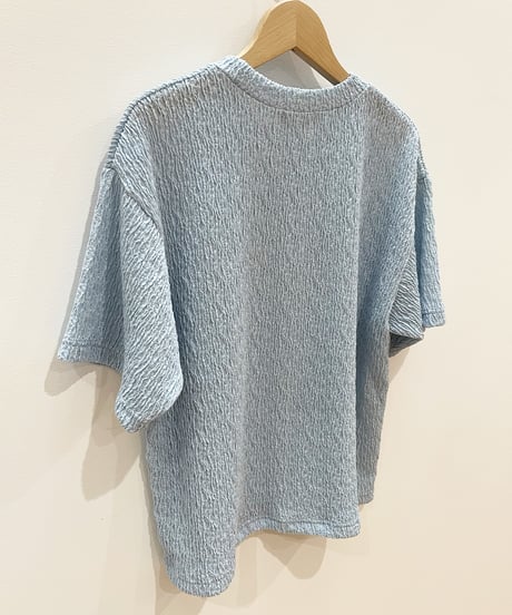 マーメイドシェル刺繍Tシャツ (light blue)
