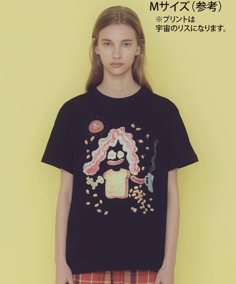 宇宙のリスTシャツ (dark green)