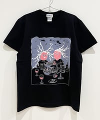 Frutti di Mare 半袖Tシャツ (black)