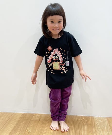 Ms. ブレックファストTシャツ (black)