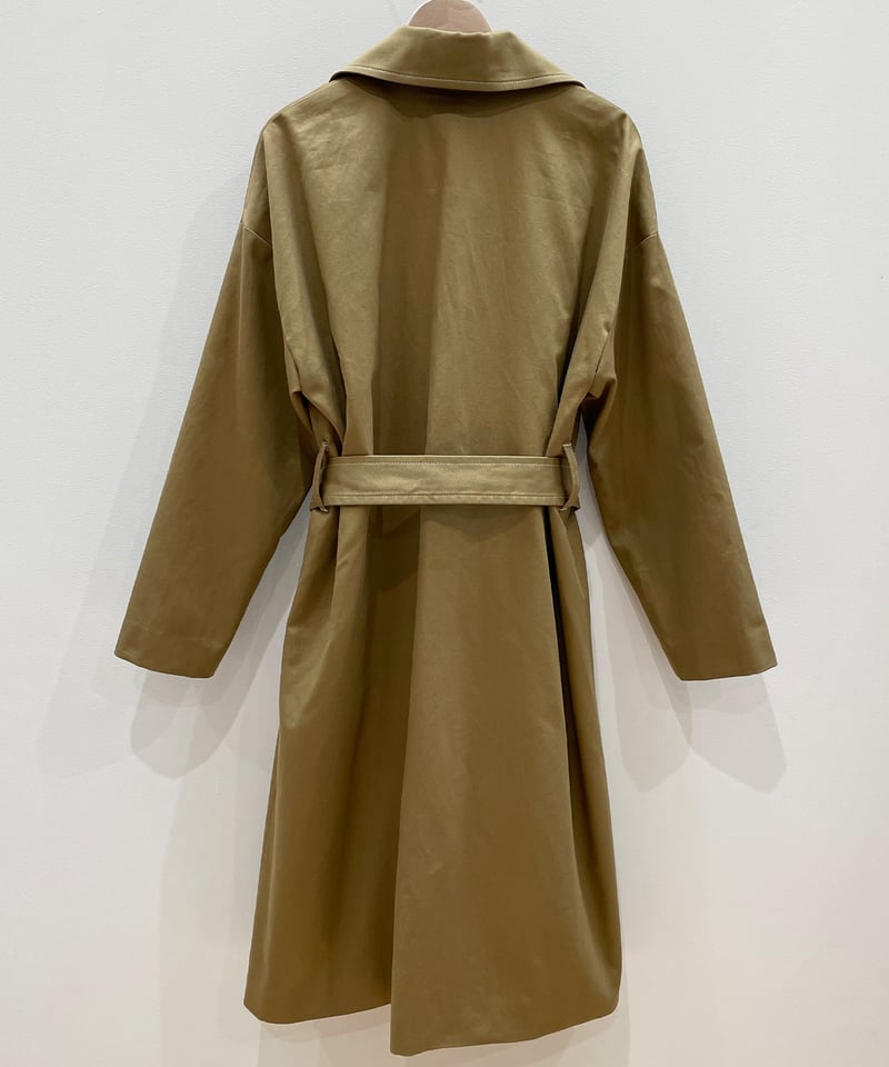 ネコ♡ベルトトレンチコート (khaki) | migh-T by Kumiko Watari ネコ♡ベルトトレンチコート (khaki) | migh-T by Kumiko Watari
