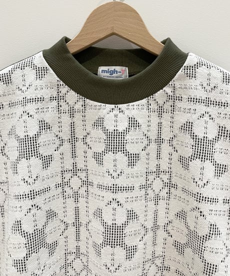 クラフトレーススウェットチュニック (olive)