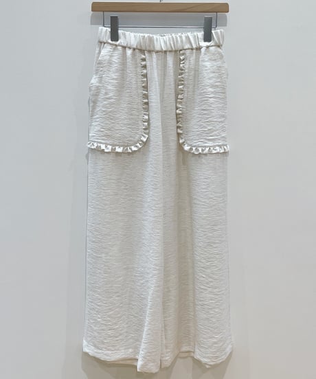 リゾートワイドパンツ (white)