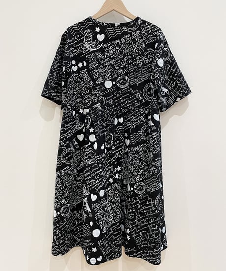 <SAMPLE SALE> レタープリントカットソーワンピース