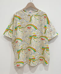 YesリボンプリントTシャツ (ivory)