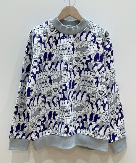 U.P.K. プリントスウェット (white)