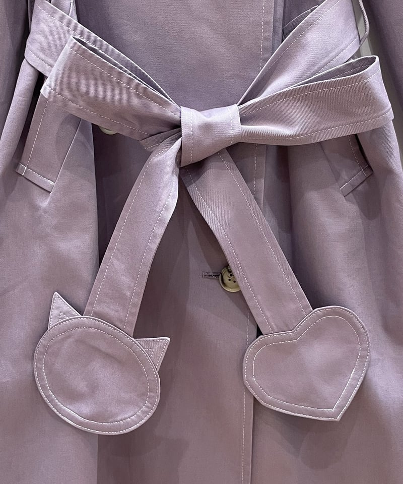 【h *】ミエリインヴァリアント　トレンチコート アルシーヴ archives ミドルトレンチコート/ （BEG） -ファッション